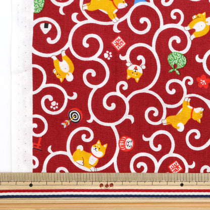 [From quantity 5] Fabric 『Scare Print Engine SQ35404-2B from Shibo