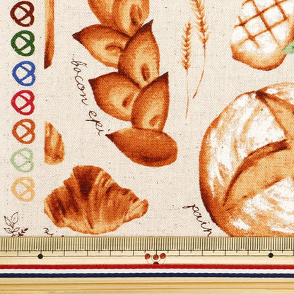 [From quantity 5] Fabric "Cotton hemp canvas freshly baked pan natural CLCBREAD-NA"