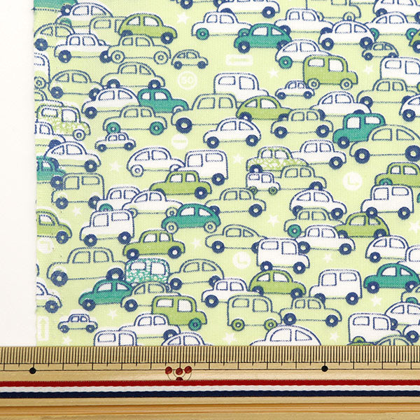 [From quantity 5] Fabric 『Scare Print Kuruma Green AP4680-3C]