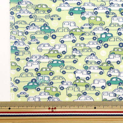 [From quantity 5] Fabric 『Scare Print Kuruma Green AP4680-3C]