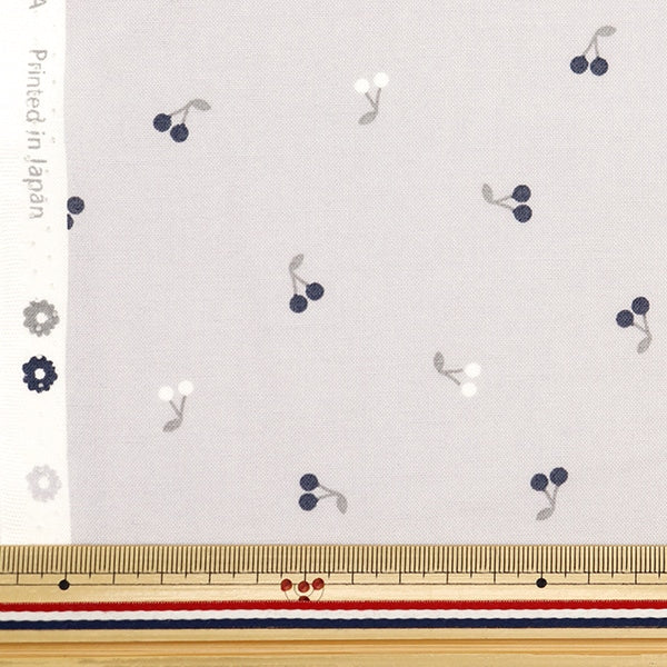 [From quantity 5] Fabric 『Sheeting Milk Ratte Cherry Monotone MLJS-11b]