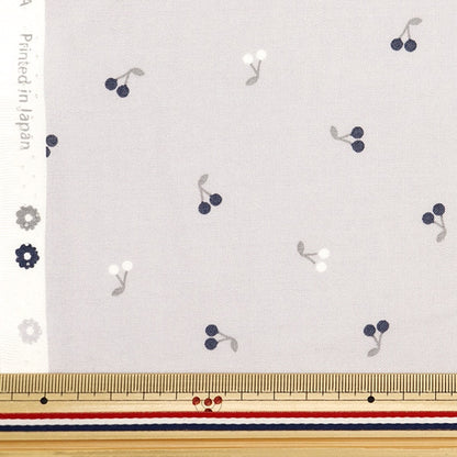 [From quantity 5] Fabric 『Sheeting Milk Ratte Cherry Monotone MLJS-11b]