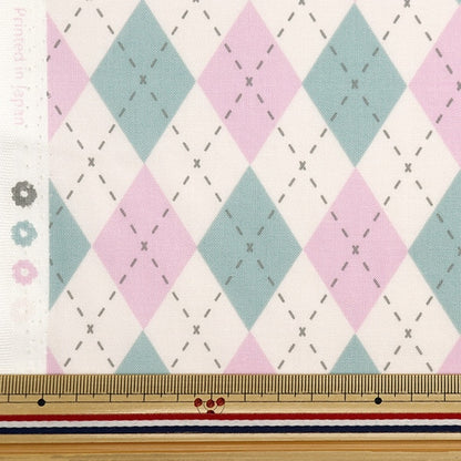 [From quantity 5] Fabric 『Sheeting Milkyile Pink MLJS-12B]