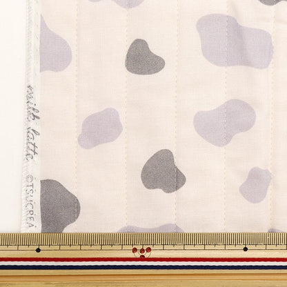 Fabric 『SheetingQuilt Cut Cloth Approximately 101cm x 50cm Milk Latte Mou Ivory MLJS50-08A]