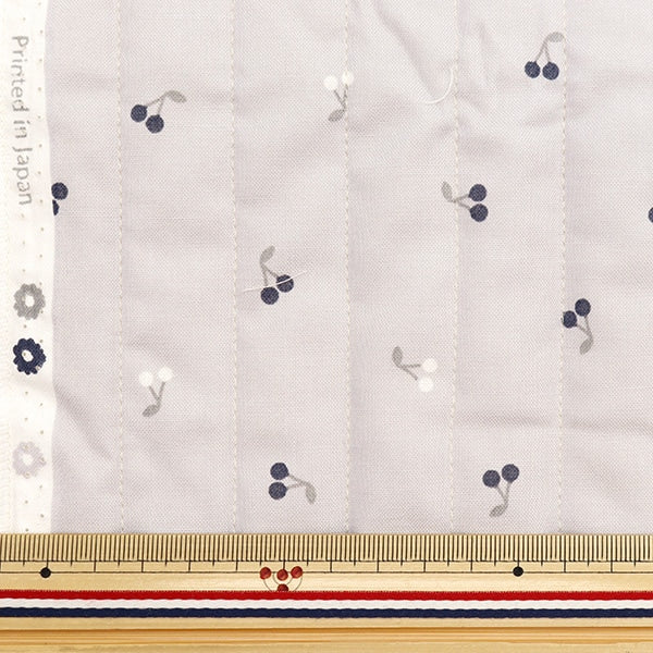 Fabric 『SheetingQuilt Cut Cloth Approximately 101cm x 50cm Milk Ratte Cherry Monotone MLJS50-11B]
