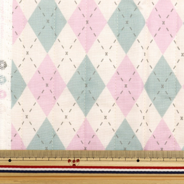 Fabric 『SheetingQuilt Cut Cloth Approximately 101cm x 50cm Milk Latte Argile Pink MLJS50-12B]