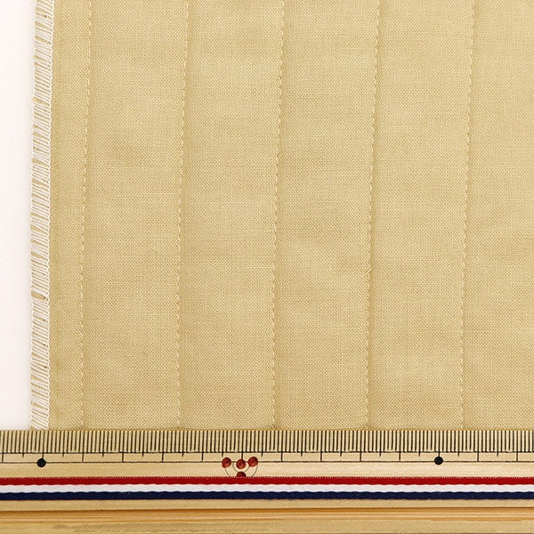 Fabric 『SheetingQuilt Cut Cloth Approximately 101cm x 50cm Milk Latte plain beige MLJM-02A]