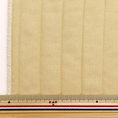 Fabric 『SheetingQuilt Cut Cloth Approximately 101cm x 50cm Milk Latte plain beige MLJM-02A]