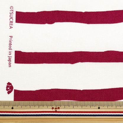 [From quantity 5] Fabric 『Water repellentOxford UNI_9 Ruffborder Bubble Gum Unfo-02A]