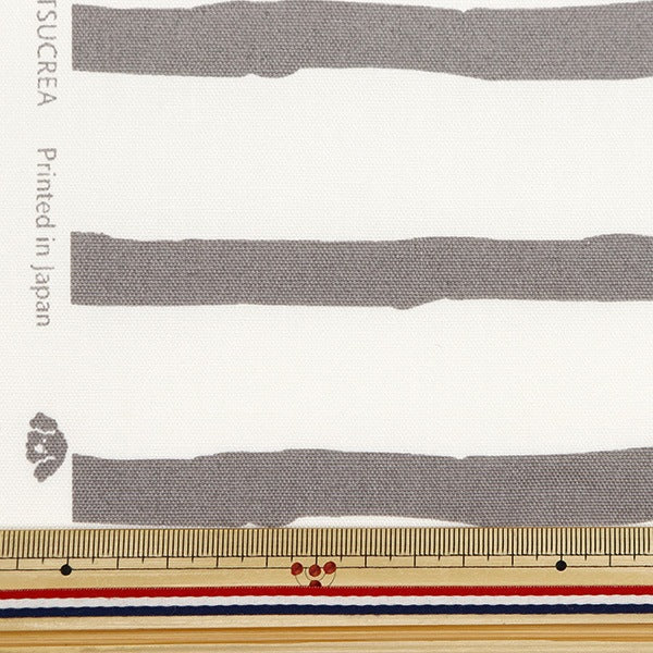 [From quantity 5] Fabric 『Water repellentOxford UNI_9 Ruffborder Mos Gray Unfo-02C]