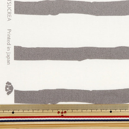 [From quantity 5] Fabric 『Water repellentOxford UNI_9 Ruffborder Mos Gray Unfo-02C]