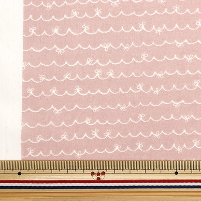 [From quantity 5] Fabric 『Poplin Home collection connectionRibbon DH11334S-L]