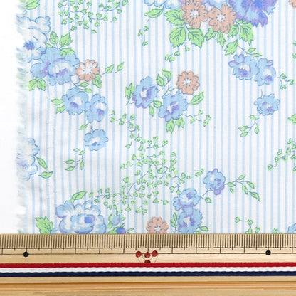 [From quantity 5] Fabric "Liberty Fabric Tana lawn Lydia Stripe DC33558-XE] Liberty Japan