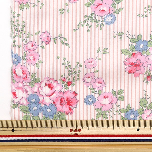 [From quantity 5] Fabric "Liberty Fabric Tana lawn Lydia Stripe DC33558-ZE] Liberty Japan