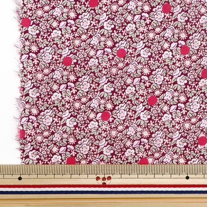 [From quantity 5] Fabric "Liberty Fabric Tana lawn Abasan Spot DC33571-YE] Liberty Japan
