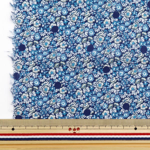 [From quantity 5] Fabric "Liberty Fabric Tana lawn Abasan Spot DC33571-ZE] Liberty Japan