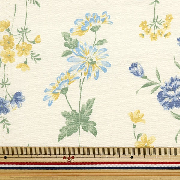 [From quantity 5] Fabric 『Oxford Botanical Land Blue NOX-BOLA-C]