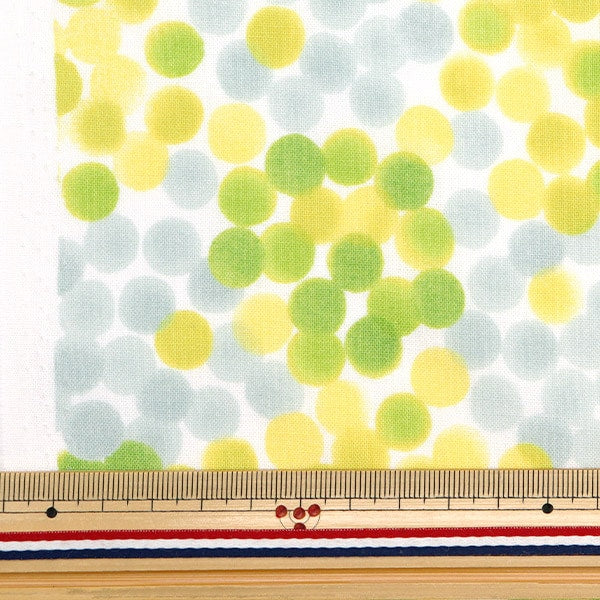 [From quantity 5] Fabric 『SheetingAngel Software NOVA Dot Small NSE-WADO-YEGN] KOKKA