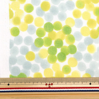 [From quantity 5] Fabric 『SheetingAngel Software NOVA Dot Small NSE-WADO-YEGN] KOKKA