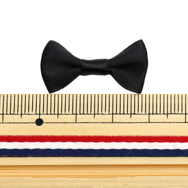 Handicraft parts "MiniRibbonParts Satin Black YRP-21] Terai