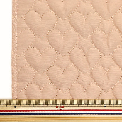 [From quantity 5] Fabric "Quilting Nerori Rose Heart Quilt beige NRF-05H-BE"