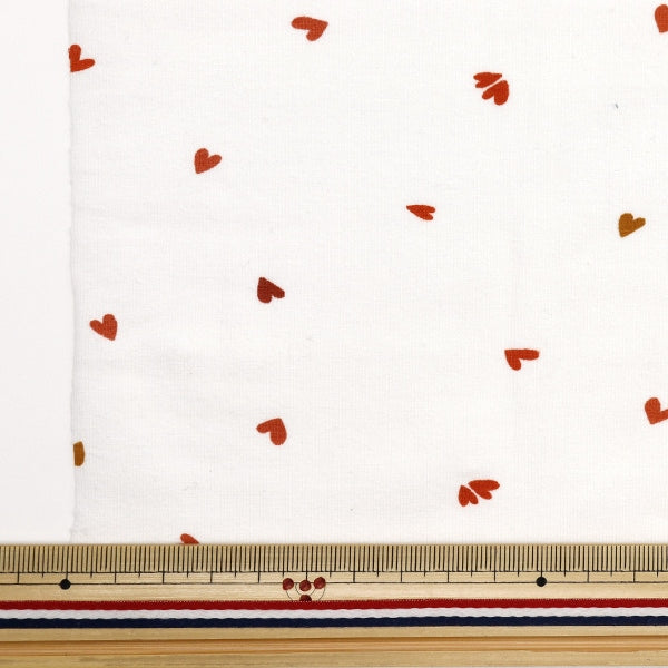 [From quantity 5] Fabric "DOMOTEX Jersey Heart DOMO-JER-1"