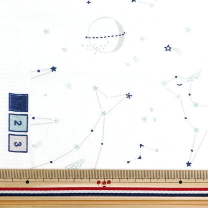 [From quantity 5] Fabric "DOMOTEX Cotton Print Hoshizora DOMO-CPT18"