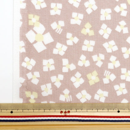 [From quantity 5] Fabric 『Sheeting3 soft-processed pallets Pink 144-8049-C2]