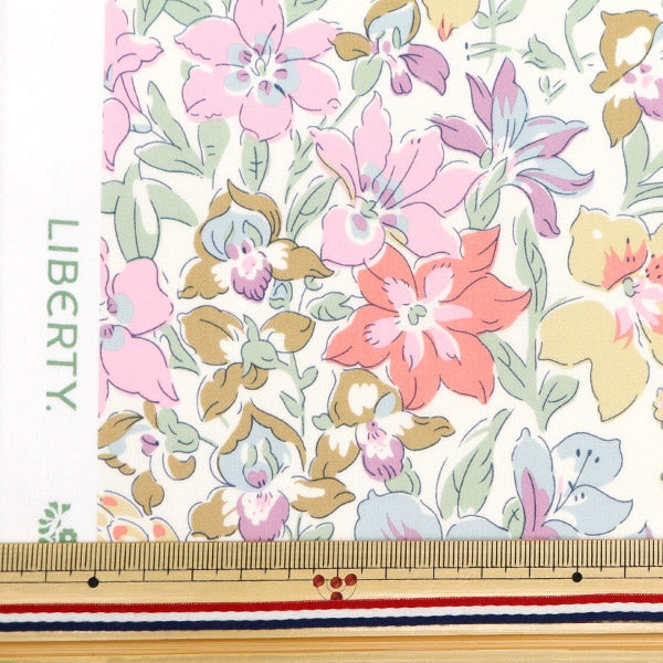[来自数量5] 织物 “自由织物有机塔纳草坪 弓157J901-C] Liberty Japan