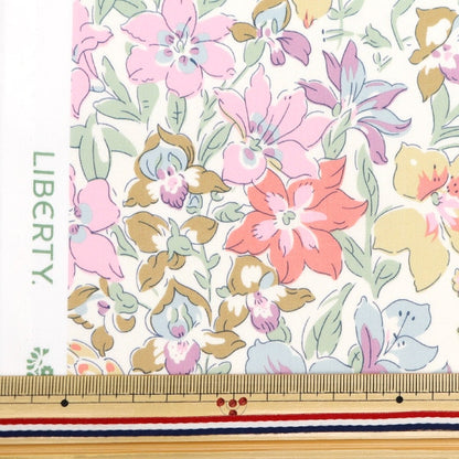 [来自数量5] 织物 “自由织物有机塔纳草坪 弓157J901-C] Liberty Japan