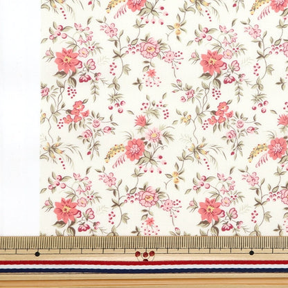 [From quantity 5] Fabric "Liberty Fabric OrganicTana lawn Floribanda 157J902-C] Liberty Japan