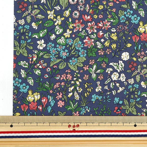 [From quantity 5] Fabric "Liberty Fabric OrganicTana lawn Spring Flowers 157J904-D] Liberty Japan