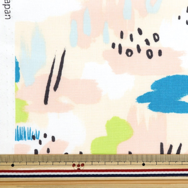 [From quantity 5] Fabric 『Sheeting Colorful Canvas Weather Weather Ikusaku Pink Cocan-WEA-PK] KOKKA