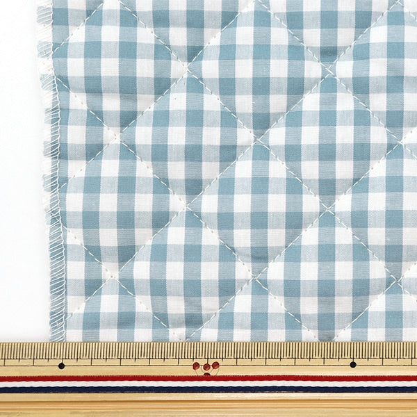 [From quantity 5] Fabric "Dyeing Gum Kilt Smooth Color Nile Blue Q-Co-Gim24-NB"
