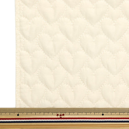 Fabric "Nuance quiltCut Cloth Approximately 70cm x 100cm Heart beige C-Q-des-HT-BE "