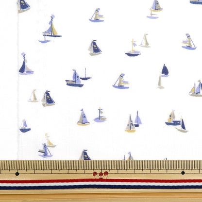 [From quantity 5] Fabric "Liberty Fabric Tana lawn Costal Cruise 1224133-P24A] Liberty Japan