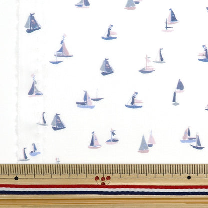 [From quantity 5] Fabric "Liberty Fabric Tana lawn Costal Cruise 1224133-P24B] Liberty Japan