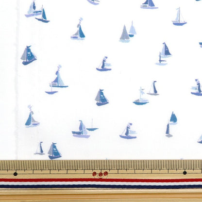 [From quantity 5] Fabric "Liberty Fabric Tana lawn Costal Cruise 1224133-P24C] Liberty Japan