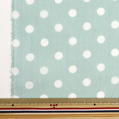 [From quantity 5] Fabric 『Fabric WrinkleSheeting Nuance dot sparrow mimint YPCJ-DOT-MT]