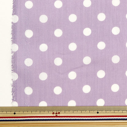 [From quantity 5] Fabric 『Fabric WrinkleSheeting Nuance Dot Susumi Purple YPCJ-Dot-PP]