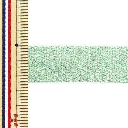 [From quantity 5] Handicraft tape "Crystal tape about 25mm width pearl mint YZ30255-J"