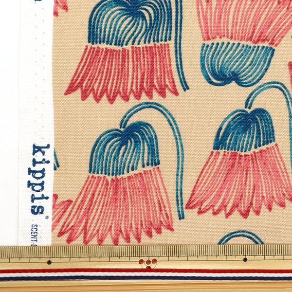 [From quantity 5] Fabric "Kippis (Kippis) Oxford Hanatome's whisper beige KPO-77B]