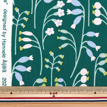 [From quantity 5] Fabric "Kippis (Kippis) Oxford Green on the meadow KPO-78C]