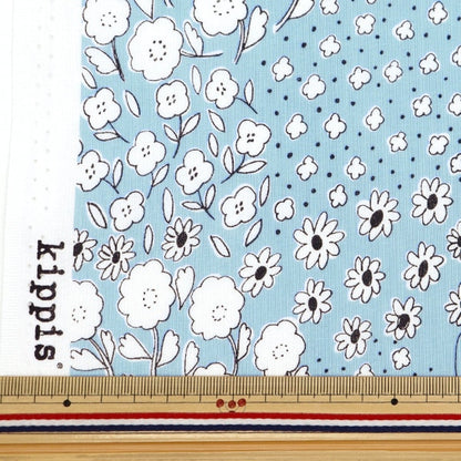 [From quantity 5] Fabric "Kippis (Kippis) Sheeting Grassland Mizuiro KPS-81A]