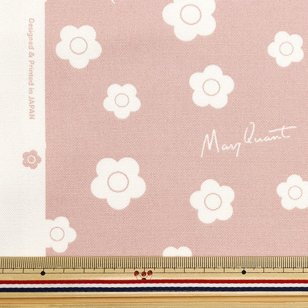 [From quantity 5] Fabric 『Oxford Mary Quant Small Flower Pink AP1020S-1C]