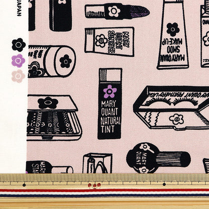[From quantity 5] Fabric 『Oxford Mary Quant Cosmetics Pink AP1020S-3C]
