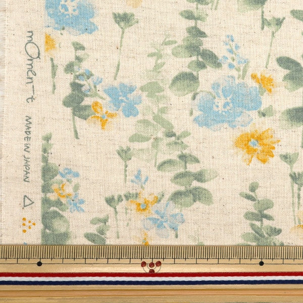 [From quantity 5] Fabric "MOMEN-T moment cotton linenSheeting Eucalyptus generation 142-1350-A1]
