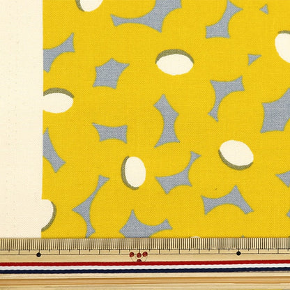 [From quantity 5] Fabric "Ukono Collection 10th Canvas Daisy Yellow Up5919-D" COTTON KOBAYASHI