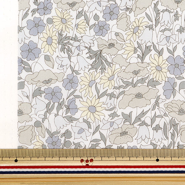 [From quantity 5] Fabric "Liberty Fabric Tana lawn Poppy and Daisy 3632104-J24C] Liberty Japan