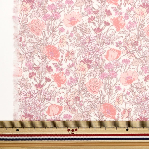 [From quantity 5] Fabric "Liberty Fabric Tana lawn Florence Mei 3632002-J24A] Liberty Japan